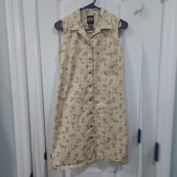 Harley-Davidson Dresses & Skirts - Harley Davidson button down dress medium